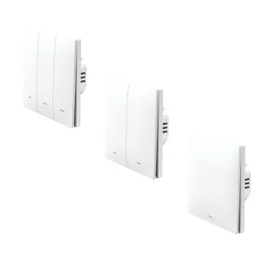 Smart Life Wall Switches RF433mHz Remote Control Smart Home System WiFi Push Button Switch Voice Control 10A Durable