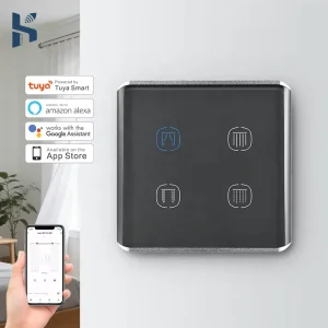 Smart Life Zigbee 10A EU UK N+L Line 2 Way Control Smart Switch Remote Control Zigbee Curtain Switch Shutter Blinds Switch