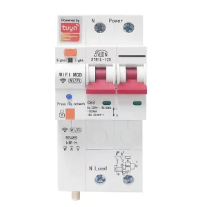 Smart Miniature Circuit Breaker Tuya smart Life APP 2p McbWIFI Breaker