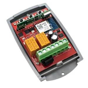 Smart Remote Control Switch Universal 433MHz Garage Door Gate Receiver 2CH Relay Module