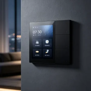 Smart Switch Electric Home KNX App Control Touch Control for Dimmable Lights Curtains Intelligent Control Panel
