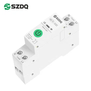 Smart WiFi 6kA Circuit Breaker Tuya Remote Control Timer Switch Mini Plastic Design Din Rail Surface Mount for Household