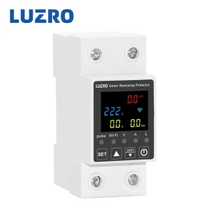 Smart WiFi Circuit Breaker Protector with Energy Monitoring & Leak Detection 63A Rated MCB Plastic Material