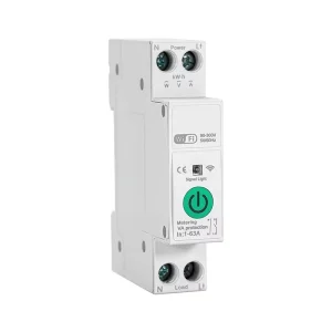 Smart WiFi Circuit Breaker Tuya Wireless Remote Control Timer Switch for Home Use Mini Plastic Design