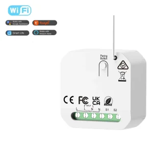 Smart WiFi Switch Dimmer for LED Light Smart Home Remote App Control Alexa Voice Compatible Smart Breaker WiFi Switch Module
