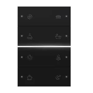 Smart Zigbee Electric Waterproof Plastic Light Switch Control Panel Voice App Control Sensor Activated Light Strip Smart Home