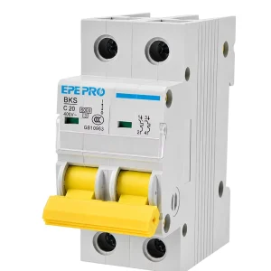 Solar AC Disconnect Switch 2P Miniature Circuit Breaker Din Rail Mount for Industrial Use