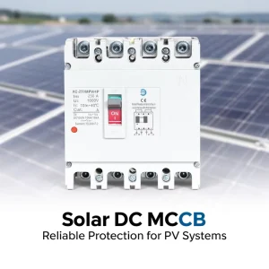 Solar DC M1 MCCB 1 Pole 2 Pole 4 Pole 20kA 1000V Electric Power Molded Case Circuit Breaker for PV Systems