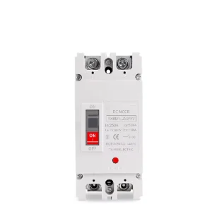 Solar Molded Case DC Circuit Breaker 150A 250A 2P Battery Isolator Overload Protection Switch Photovoltaic PV MCCB 6kA 12V