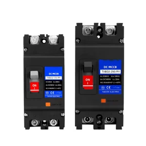 Solar Molded Case DC Circuit Breaker MCCB NF100-CS 125A/250A 2P Battery Isolator Overload Protection 25KA Photovoltaic PV Switch