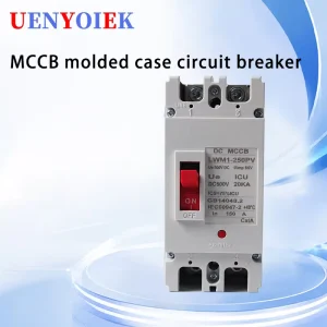 Solar Molded Case DC Circuit Breaker MCCB Overload Protection Switch Protector Photovoltaic PV 150A 250A Battery Isolator