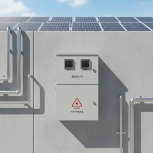 Solar Power Distribution Cabinet Industrial Photovoltaic Grid Connected Box Galvanized Steel IP65 Outdoor
