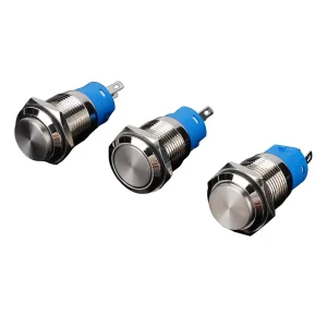 Source Factory 12mm Push Button Switches Self-Locking Metal Button Switch Waterproof Metal Push Button