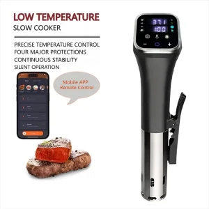 Sous Vide Machine Digital Slow Cooker Electric App Controlled 4 32L Capacity Stainless Steel Energy Efficient Class Digital