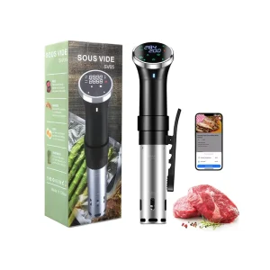 Sous Vide with Vacuum Low Temperature Food Circulator Slow Cooking Suvee Cooker