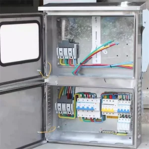 Stainless Steel Electrical Cabinet 380V Three Phase Photovoltaic Grid Connected Combiner Box Power Distribution Equipment IP55