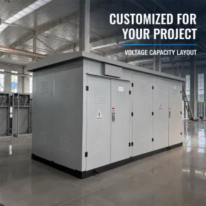 Standard 1600 Kva High Voltage Substation Three Phase Pad Mounted Transformer Compact Substation