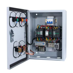 Star Delta Starter Panel 3 Phase 380V 415V 80A 18.5kW 25HP Automatic Motor Control Board Cold Rolled Steel CCC Certified
