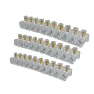 Steel Screw Fixed Terminal Block 1 10 Pin 450V 32A Transparent 94V 2 Housing 1.5 4.0mm Wire Female Wire Connector Model