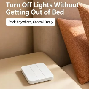 Stick Freely Double-Sided Tape for Immediate Use Wireless 220V Smart Light Switch 10A for Bedroom Home