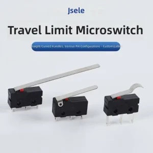 Straight/curved Handle Travel Limit Micro Switch Micro Reset Switch in Water Heater Electrical Micro Switch