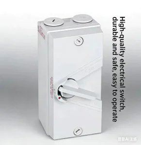 Suntree Industrial IP65 Waterproof Isolating Disconnect Switch 1P/2P/3P/4P 20A/35A/63A 440V 1NO1NC ABS 180 Rotation