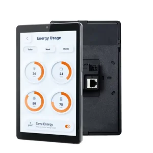 Sunworld YC-SM08P 8 Inch in Wall RK3566 Quad Core Android 11 Wifi Remote Switch with Light Sensor for Home Automation