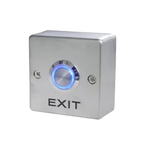 Surface Mounted 12V Press Push to Exit Button Switch With LED Light