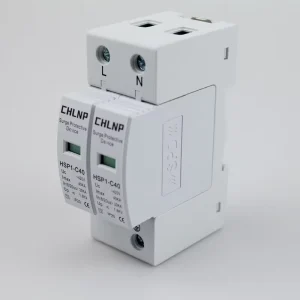 Surge Protection Device Household 4 Pole Three Phase Power Switch 2P 40ka Surge Mode Arrester T2 Type