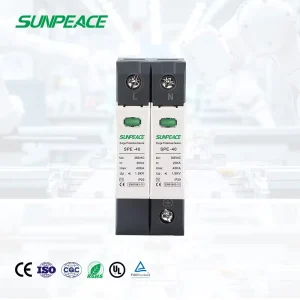 Surge Protective Device 500V 600V 800V 20kA 40kA 3p 3 Pole Three Phase T2 DC Surge Protector SPD Surge Protection Devices