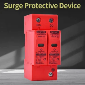 Surge Protective Device SPD 2P 20KA 40ka Suppressor Protection Device Power Surge Protector for Solar Protective 1000VDC CE
