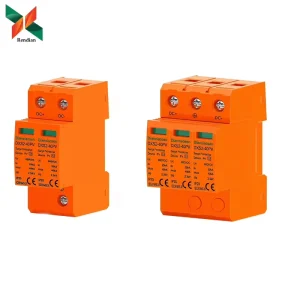 Surge Protector 20KA 40KA 2P 230V 275V 380V 400V AC SPD Lightning Surge Arrester for Household Distribution Box CE Certified