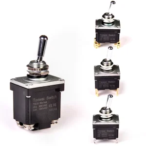 Switch DPST Latching 4Pin High Current Waterproof On Off Toggle Switch