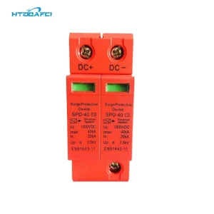 T1 Type 1000V DC Surge Protection Device for Solar Systems with Lightning Protection SPD-40