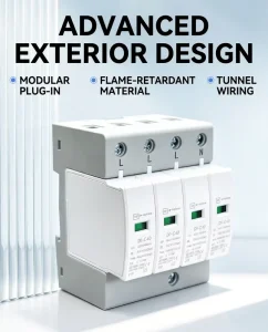 T1+T2 40kA AC Dc spd B+C Series Voltage Switching Power Surge protection spd Device