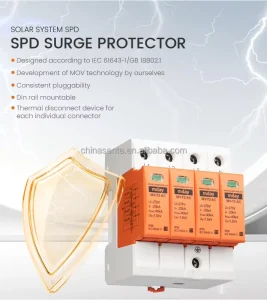 T1T2 AC 4P Surge Protective Device DPS Protector Surge Arrester Protection Device SPD