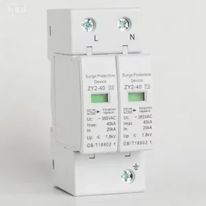 T2 Surge Protective Device 20kA 100kA 275VAC 1P 4P for Lightning Solar Electronic Protection
