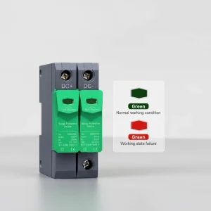 T2 Type SPD DC 1000V 40KA Lightning Protection Solar System Low voltage Surge Protector Arrester Device