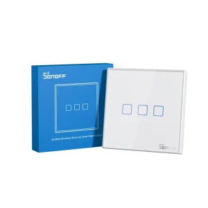 T2EU RF 86 Type Smart Wall Switch Panel 1 2 3 Gang 433MHz Wireless RF Remote Control For Smart Home Wall Switch