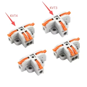 T3 Type Quick Connector Terminal Block PC One Input Two Three Outputs Docking Joint Combiner Both Soft Hard