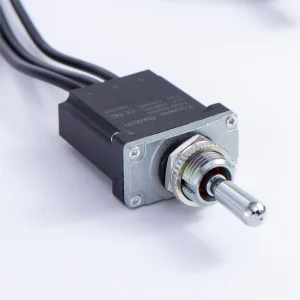 T501CX ON OFF ON 12mm IP67 Waterproof Metal Toggle Switch 3 Pin Wire Terminal