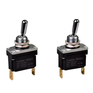T501FT 3 Position On off Brass Mini Toggle Locking Switch for Car