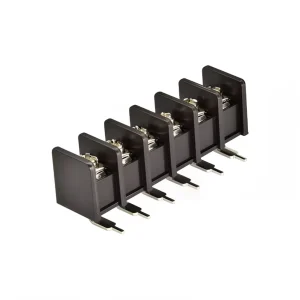 TAIHUA 6 Pins Barrier Terminal Block 9.50mm Terminal Block Without Cover