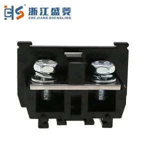 TBR-100 Factory 100A Barrier Terminal Block Screw Connection Industrial Use Export Direct Single Fixed Split Modular Install