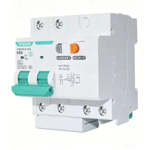 TENGEN Type C TGB2NLE 10kA 400V 1A 63A Residual Current Circuit Breaker Overcurrent Protection 2P 3P Miniature Circuit Breaker
