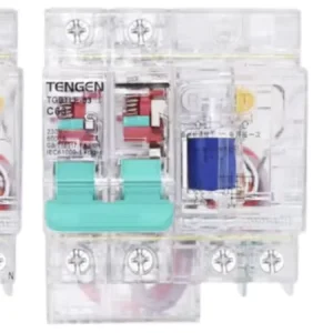 TGBTLE 1P D20A 6kA RCCB 1P 2P 3P 4P D6 D10 D16 D20 D32 D40 D50 D63 Transparent Residual Current Circuit Breaker RCCB