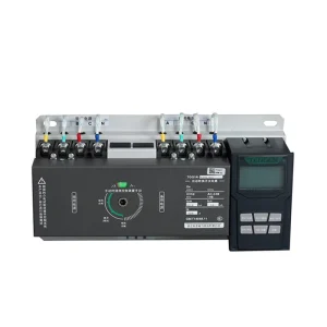 TGQ1N-250L/4C 250A Dual Power Automatic Transfer Switch ATS 4P 250 Frame Current 35kA Breaking Capacity RS485 Communication T