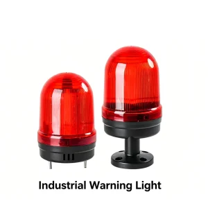 TL-90 12V 24V 220VDC Red LED Strobe Indicator PC ABS Material Audible and Visual Alarm