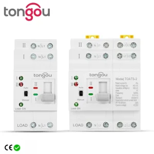 TOATS 2-4-63 220V 4-Pole 63A Dual Power Automatic Transfer Switch with Fast Switching (<50ms) for Generator Din Rail Mount
