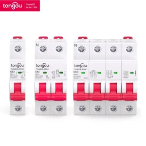 TOMD6 63 Mini Circuit Breaker 1P 2P 4P 500VDC 550VDC DC MCB Certified for for TONGOU Miniature Copper Electrical CB